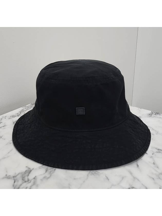 Micro Face Patch Bucket Hat Black - ACNE STUDIOS - BALAAN 3