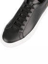 Achilles White Sole Low Top Sneakers Black - COMMON PROJECTS - BALAAN 8