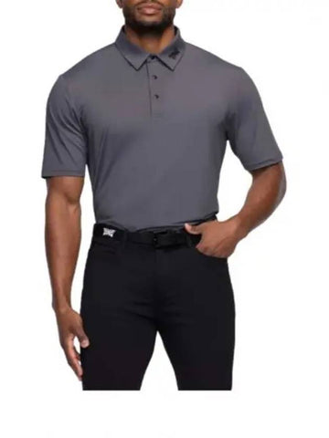 24 Athletic Fit BP Signature Polo CHARCOAL SNAP SSPOLO CHR Men s - PXG - BALAAN 1