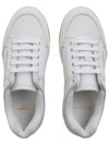 SL 61 Logo Signature Leather Low Top Sneakers White - SAINT LAURENT - BALAAN 7