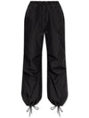 Relaxed Fit Track Pants Black - ACNE STUDIOS - BALAAN 1