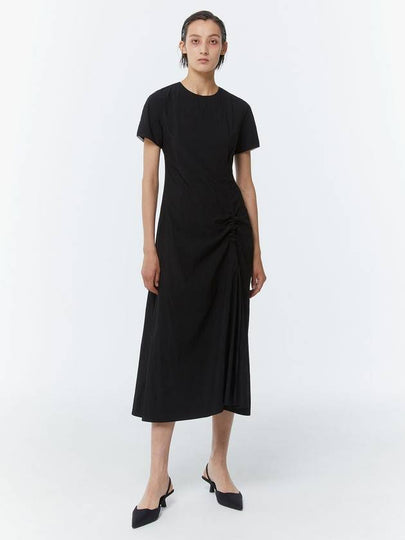 SHIRRING DRESS BLACK - KIMDOH - BALAAN 2