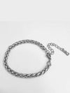 Unisex chain bracelet surgical steel CLEF BASSLINE BRC - BASSCLEF - BALAAN 5