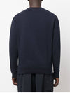 Anthony Burrill Clean Cotton Sweatshirt Navy - MAISON KITSUNE - BALAAN 6