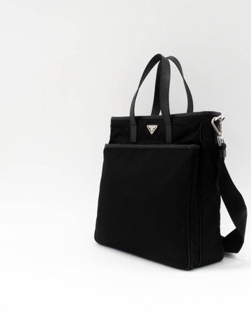 Men s Tesuto Pocono Tote Bag Black 2VG033 2FM0 - PRADA - BALAAN 1