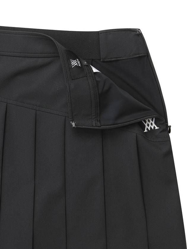 Official W LOGO BAND POINT PLEATS SQ BK - ANEWGOLF - BALAAN 8