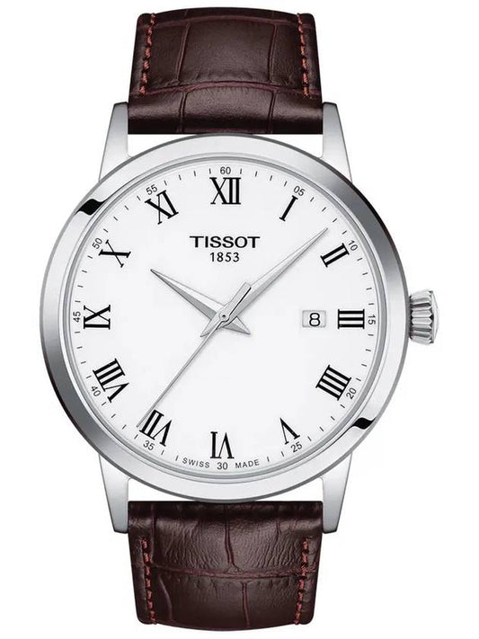 New new model men's formal watch leather watch T1294101601300 - TISSOT - BALAAN 1