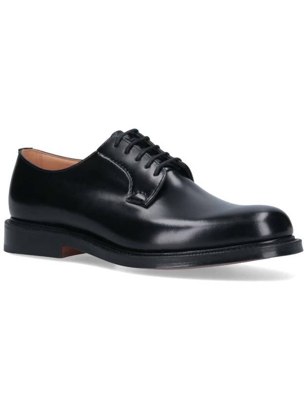 Shannon Leather Lace Up Derby Black - CHURCH'S - BALAAN 3