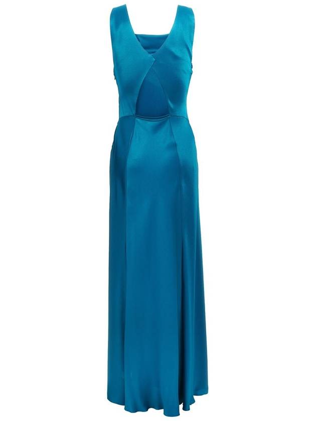 Alberta Ferretti Cut-Out Satin Dress - ALBERTA FERRETTI - BALAAN 2