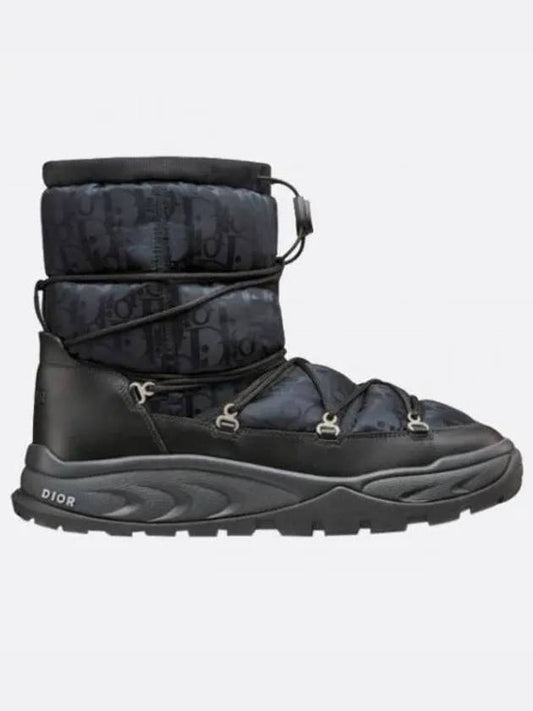 Leather Snow Winter Boots Black - DIOR - BALAAN 2