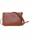 Logo Print Calf Leather Shoulder Bag Brown - JIL SANDER - BALAAN 5