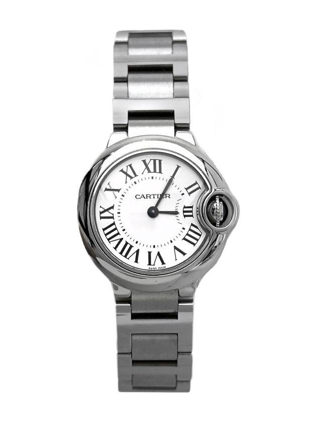 W69010Z4 Ballon Bleu 28MM Quartz Steel Watch - CARTIER - BALAAN 1