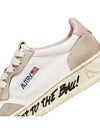 Medalist Suede Pink Tab Low Top Sneakers White - AUTRY - BALAAN 6