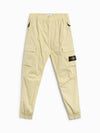 Stretch Cotton Tela Paracadute Cargo Straight Pants Pistachio - STONE ISLAND - BALAAN 2