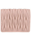 Matelasse Half Wallet 5MV204 2FPP F0236 - MIU MIU - BALAAN 4