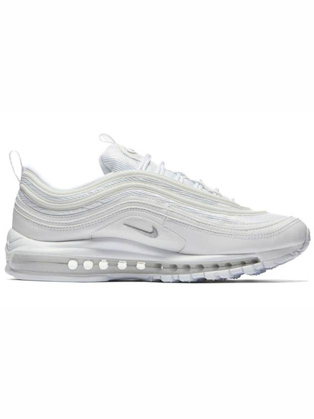 Air Max 97 Low Top Sneakers Triple White Wolf Grey - NIKE - BALAAN 3