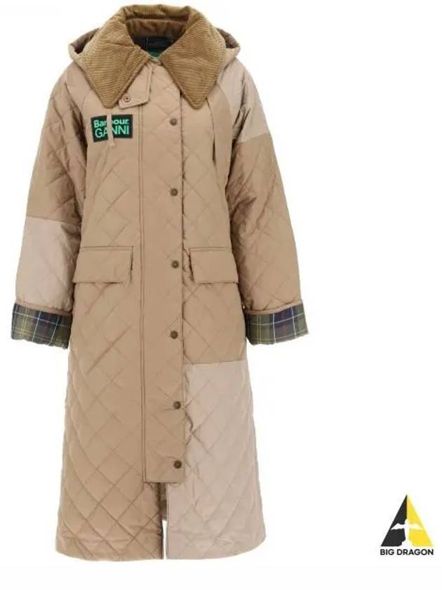 Burghley Quilted Padding Honey - BARBOUR - BALAAN 2