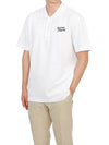 Handwriting Comfort Polo Shirt White - MAISON KITSUNE - BALAAN 5