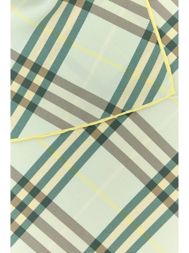 Check Silk Scarf Breeze - BURBERRY - BALAAN 3