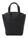 Clovelly Logo Leather Shoulder Bag Black - MULBERRY - BALAAN 4