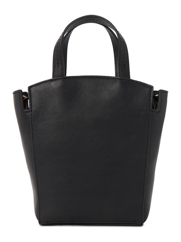 Clovelly Logo Leather Shoulder Bag Black - MULBERRY - BALAAN 4