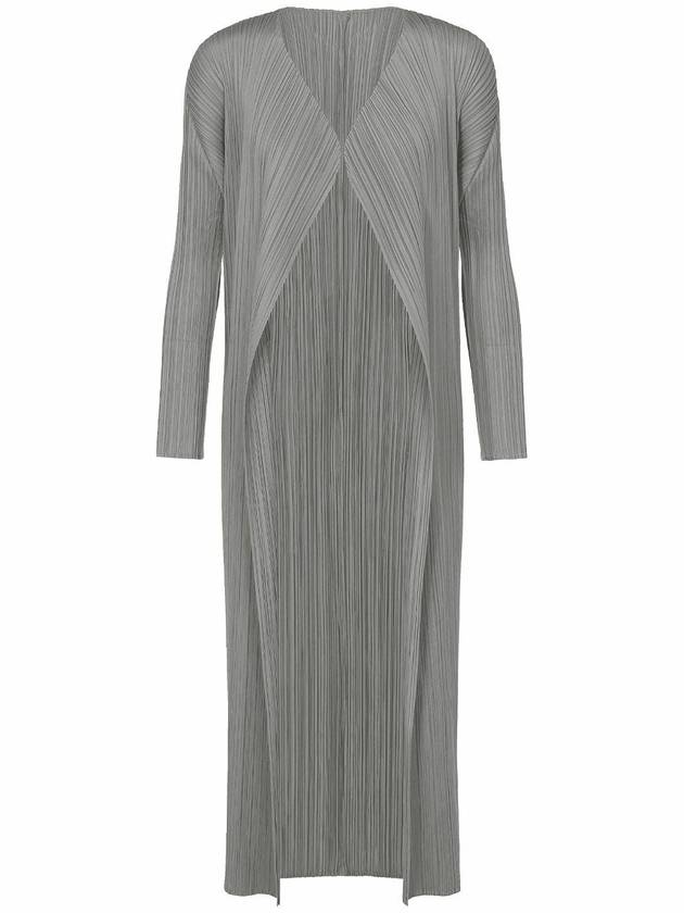 Pleated please basic long cardigan - ISSEY MIYAKE - BALAAN 1