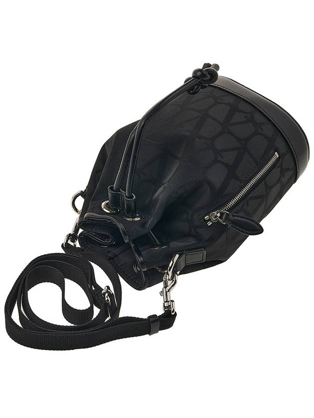 Nylon Bucket Bag Black - VALENTINO - BALAAN 5