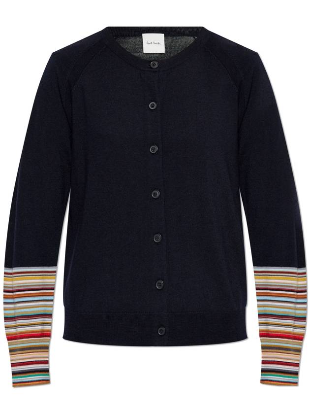 Paul Smith Button-up Cardigan, Women's, Navy Blue - PAUL SMITH - BALAAN 1