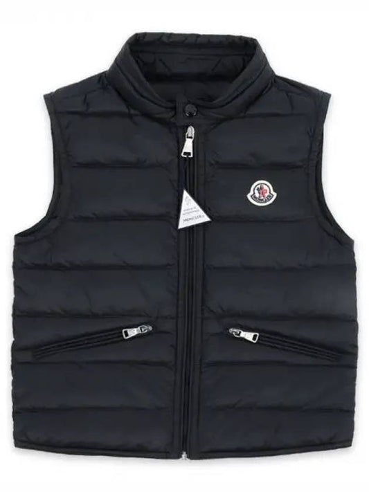 Kids Logo Patch Lightweight Padded Vest Black 1A00055 595FE 999 8 10A 1064400 - MONCLER - BALAAN 1