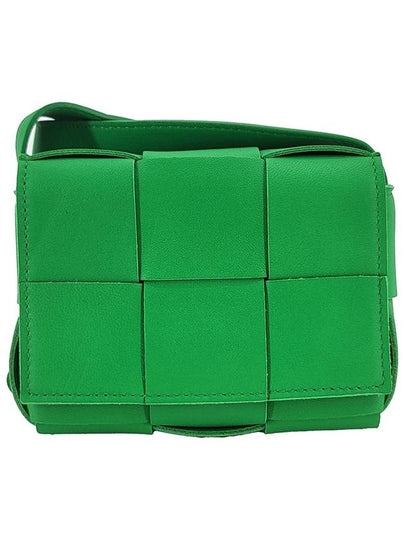 Intrecciato Cassette Small Cross Bag Green - BOTTEGA VENETA - BALAAN 2