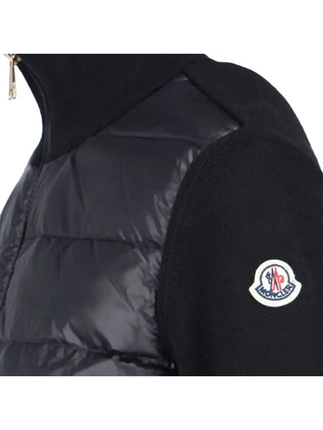 logo knit mix padded jacket 9B000 46 M1131 999 - MONCLER - BALAAN 4