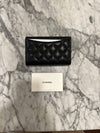 Classic Flap Wallet Grained Calfskin & Silver Black - CHANEL - BALAAN 8