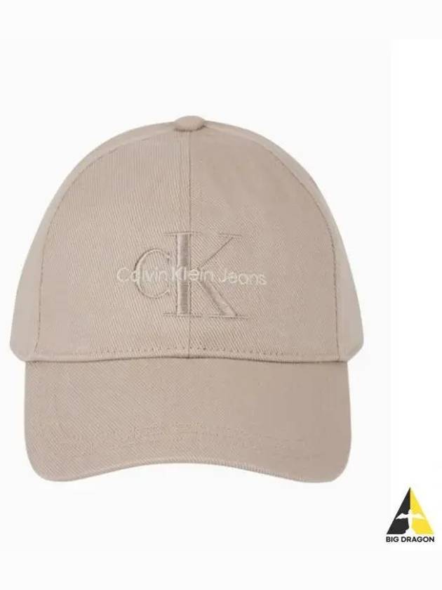 JEANS Unisex CKJ Monogram Embroidered Ball Cap 4K5031G PCF - CALVIN KLEIN - BALAAN 1