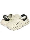 Echo Clog Sandals Beige - CROCS - BALAAN 4