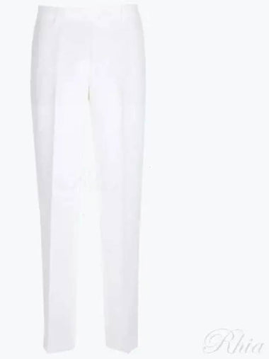 Viscose linen straight pants PAD273W410 D39925 - FABIANA FILIPPI - BALAAN 1