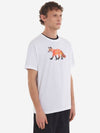 Fox Print Short Sleeve T-shirt White - MAISON KITSUNE - BALAAN 5