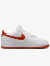 Air Force 1 07 Low Top Sneakers White Dragon Red - NIKE - BALAAN 4