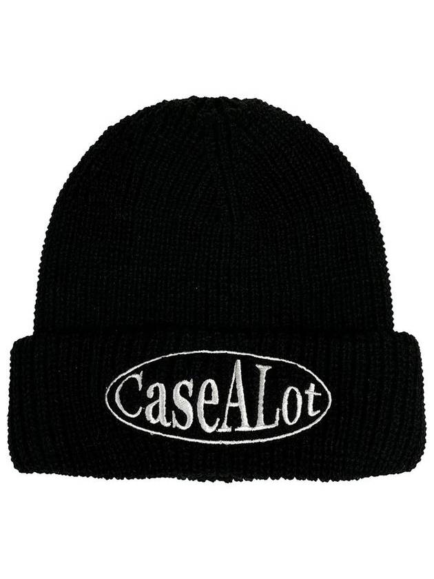 Circle Logo Beanie Black - CASEALOT - BALAAN 2