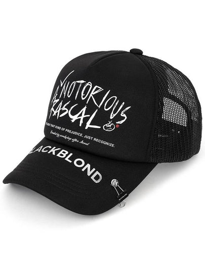 BBD Rascal Trucker Mesh Cap Dark Ver Black - BLACKBLOND - BALAAN 2