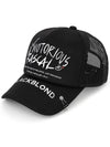 BBD Rascal Trucker Mesh Cap Dark Ver Black - BLACKBLOND - BALAAN 2