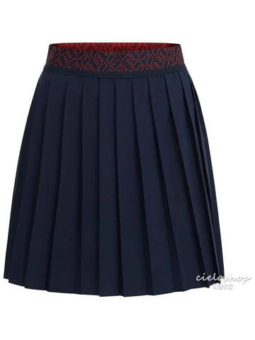 ODIA Pleated Women s Golf Skirt Navy GWSD05459 - J.LINDEBERG - BALAAN 1