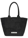 SHOPPER SUEDE BLACK MD - DER KOFFER - BALAAN 1