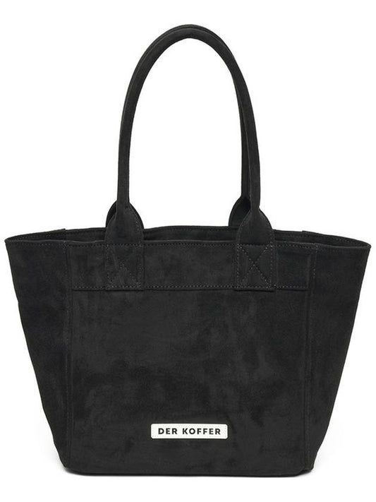 SHOPPER SUEDE BLACK MD - DER KOFFER - BALAAN 1