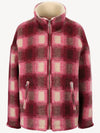 Giovany Check Zip-Up Jacket Pink - ISABEL MARANT - BALAAN 2