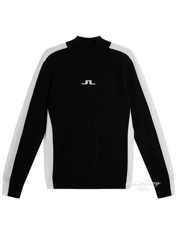 ADIA Knit Women s Golf Sweater Black GWKW11673 - J.LINDEBERG - BALAAN 1