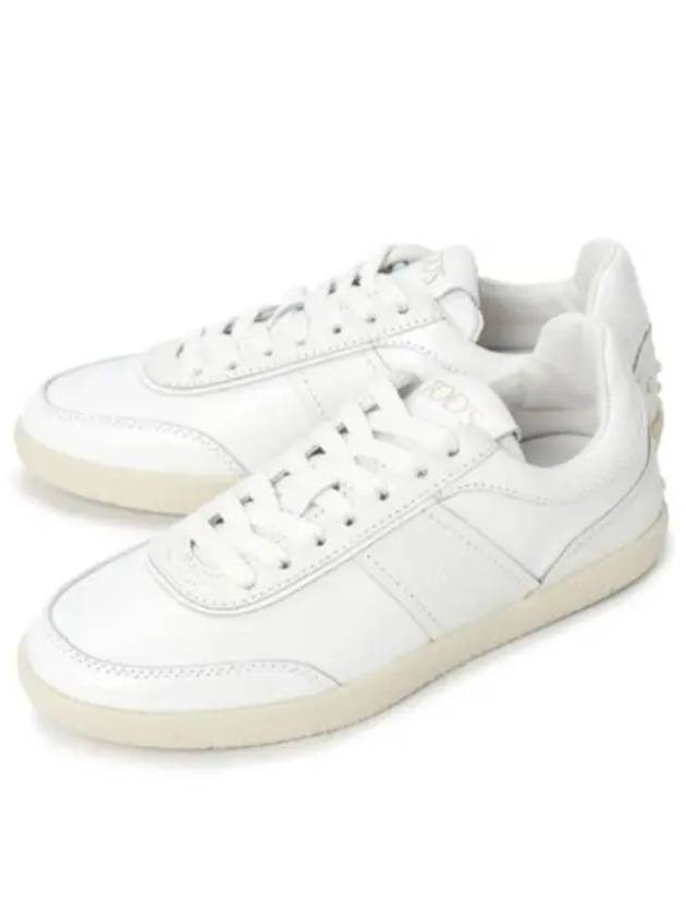 Leather Low Top Sneakers White - TOD'S - BALAAN 2