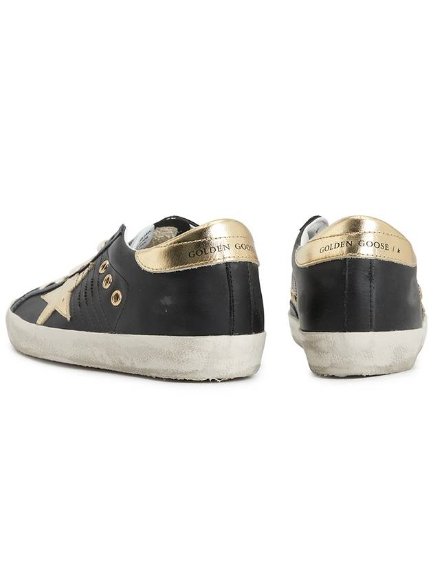 Superstar Gold Tab Low Top Sneakers Black - GOLDEN GOOSE - BALAAN 8