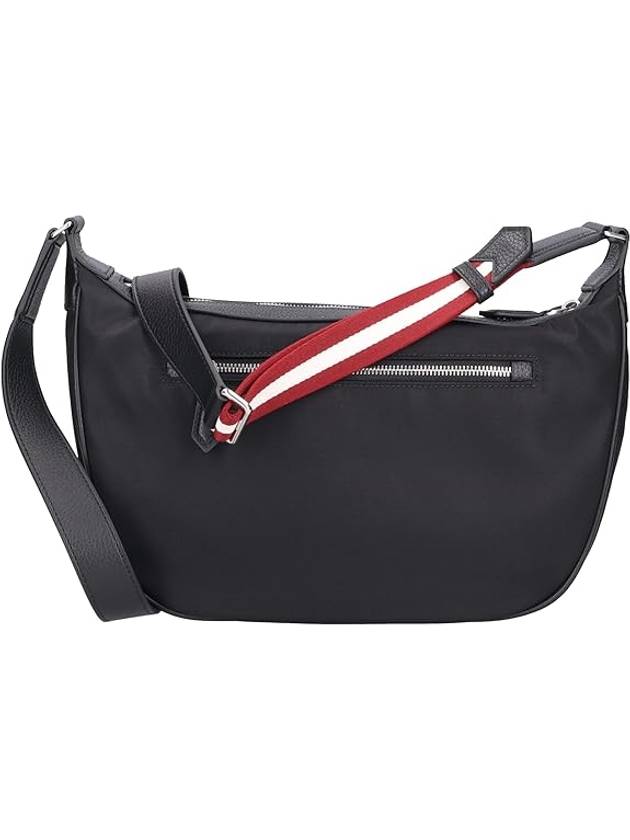 Code Zipper Hobo Cross Bag Black - BALLY - BALAAN 3