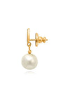 Valentino 5W2J0E36 UXM 0O3 J0E36 Garavani V logo pearl drop earrings - RED VALENTINO - BALAAN 3