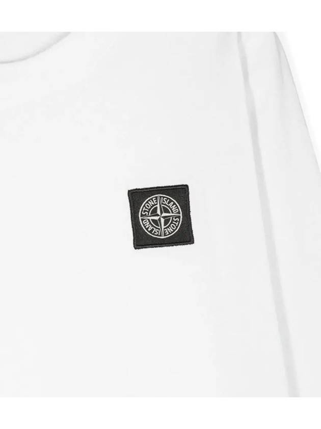 Kids Logo Long Sleeve T Shirt 791620447 V0093 - STONE ISLAND - BALAAN 4